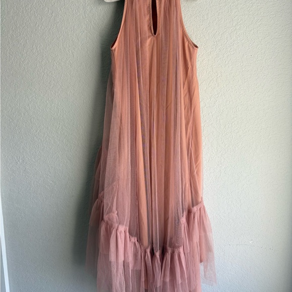 Joyfolie Girls Pink Fay Tulle High-Low Party Dress - Picture 8 of 8